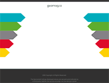 Tablet Screenshot of geomag.cz